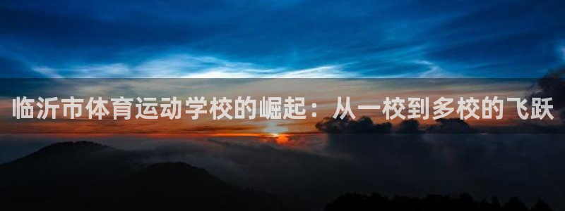 MK体育官网下载平台注册要钱吗：临沂市体育运动学校的崛起：从