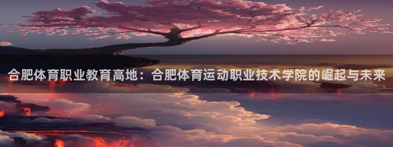 MK体育官方正版app娱乐网站：合肥体育职业教育高地：合肥体